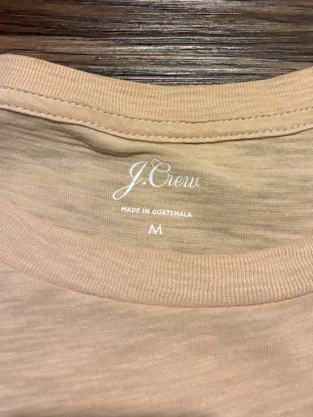 J. Crew Peach Crew Neck Tee